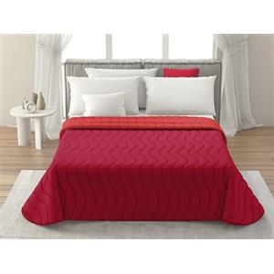 MAXIME MAISON Trapunta Matrimoniale Primaverile Double Face, Copriletto Matrimoniale Mezza Stagione Realizzato in Italia, Trapuntino Leggero Matrimoniale (100 gr/mq) in Morbida Microfibra di Alta Classe