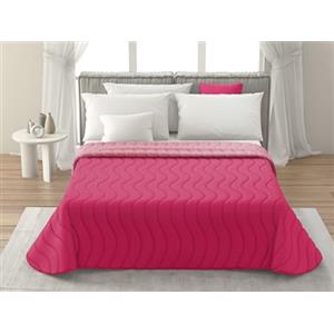 MAXIME MAISON Trapunta Matrimoniale Primaverile Double Face, Copriletto Matrimoniale Mezza Stagione Realizzato in Italia, Trapuntino Leggero Matrimoniale (100 gr/mq) in Morbida Microfibra di Alta Classe