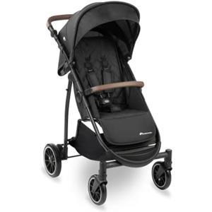 Bebeconfort Ingenious Passeggino leggero e compatto, reclinabile e pieghevole, seduta spaziosa, con corrimano e coprigambe, per bambini 0-4 anni (22 kg), Major Black