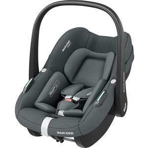 Maxi-Cosi Pebble S i-SIze, Seggiolino Auto Neonato 0 15 mesi, 0-13kg, 40-83cm, Seggiolino Auto Isofix Leggero, Click & Go, Protezione dagli Impatti Laterali G-CELL, Riduttore Baby-hugg, Tonal Graphite