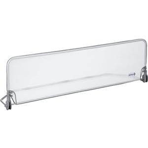 Safety 1st Barriera Letto Bambini 150 cm, Sponda 18 Mesi - 5 Anni, Sbarra Letto Bambini Reclinabile, Paracolpi Tessuto in Rete, Blocco Automatico, Semplice da Pulire, Bianco