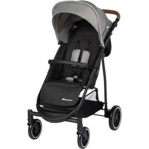 Bebeconfort Ingenious, Passeggino canna compatto, comfort con posizione sdraiata, dalla nascita ai 4 anni, fino a 22 kg, Tinted Grey