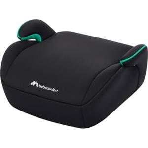 Bebeconfort Gaia i-Safe Rialzo Auto, Alzatina auto per bambini 6-12 anni, 128-150 cm, Seggiolino auto leggero e compatto, Seduta imbottita, colore Mineral Black