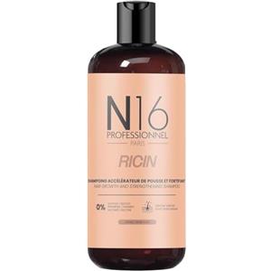 N16 Professionnel Shampoo Bio all'Olio di Ricino N16 Professionnel - Acceleratore di Crescita - Anti-Caduta - Certificato COSMOS Organic ECOCERT - Senza Solfati né Parabeni - 500 ml