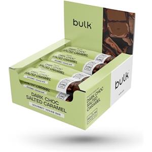 Bulk Gourmet Vegan Protein Bar, Salted Caramel, Pack of 12