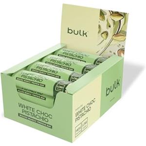 Bulk Macro Munch Barretta Proteica | White Chocolate Pistachio | 12 x 62g | 20g di proteine per barretta | Basso contenuto di zuccheri | Ricca di fibre | Triplo strato | Perfetta fuori casa