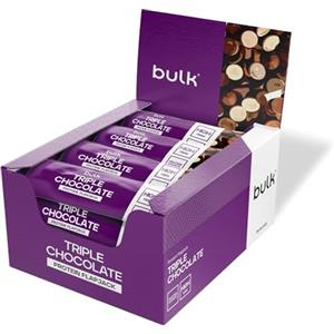 Bulk Barretta Flapjack Proteica | Triplo Cioccolato | 15 g di proteine | Snack morbido all'avena | Consistenza soffice, formato tascabile | Pratica e gustosa fonte di proteine | Confezione da 12