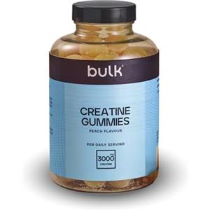 Bulk Caramelle gommose a base di Creatina, 1 g, Pesca, 60 Caramelle gommose