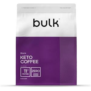 Bulk Keto Coffee, Elevato contenuto proteico, Caffè Nero, 500g