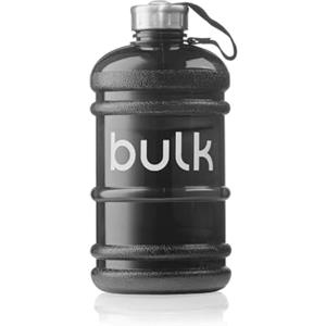 Bulk Half Gallon Water Bottle, Gunmetal Black, 2.2 Litre
