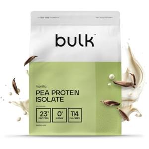 Bulk Pea Protein Isolate Powder, Vegan Protein Shake, Vanilla, 1 kg