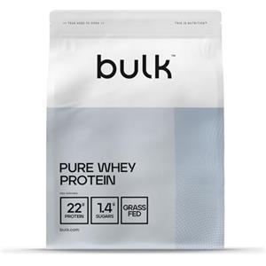 Bulk Pure Whey Proteine in Polvere | Tiramisù | 22g Proteine e 5g BCAA per dose | Basso contenuto di zuccheri | Supporta la crescita e il recupero muscolare | Facile da miscelare | 1kg