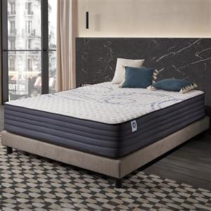Naturalex - Materasso Matrimoniale 180x200 cm - Altezza 30 cm - Perfectsleep - Schiuma Memory HR, Blue Latex, Ergonomico, Solido, Ipoallergenico - Lato Invernale ed Estivo