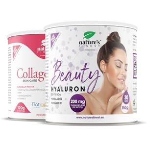 Nature's Finest by Nutrisslim Collagene Skin Care con Naticol, MSM, Vitamina C e Ashwagandha, Collagene Marino Puro, Collagene da Bere il Migliore per Capelli, Pelle e Unghie, Polvere