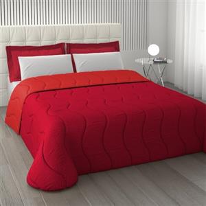 L'ANTICO ARCOLAIO - Trapunta Una Piazza e Mezza Invernale (300gr/mq) Piumone Una Piazza e Mezza, Coperta Letto Moderna Double Face per Stagioni Fredde in Microfibra, Manifattura Made in Italy