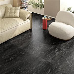 FunStick 30X60CM 15 Piastrelle Adesive Pavimento Bagno Effetto Marmo Nero Antracite Adesivi per Piastrelle Cucina Lavabile Carta da Parati Adesiva Muro Effetto Marmo Nero Pavimento PVC Adesivo Rotolo