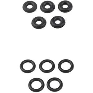 MagiDeal 10 Pezzi Campeggio Fornello di Ricarica Gas O Ring Serbatoio Gas Guarnizione in Gomma 5mm 12mm