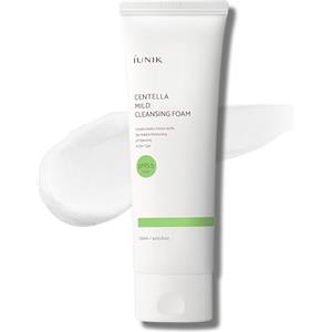 iUnik Centella Mild Cleansing Foam - Schiuma Detergente Delicata con 49,9% Estratto di Centella Asiatica e 0,2% Acido Salicilico, 120 ml