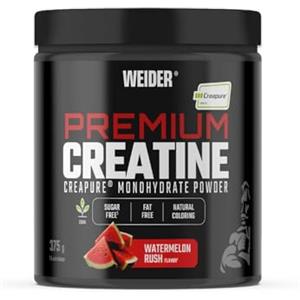 Weider Premium Creatine (375g) Gusto Anguria, Creatina Monoidrato 100% Creapure, assorbimento ottimale, Senza Zucchero,Vegano, Aiuta ad aumentare le prestazioni fisiche (75 porzioni)