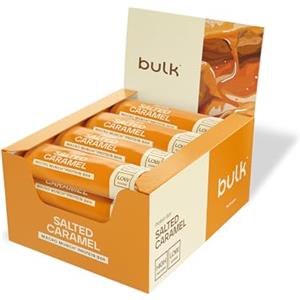 Bulk Macro Munch Barretta Proteica | Salted Caramel | 12 x 62g | 20g di proteine per barretta | Basso contenuto di zuccheri | Ricca di fibre | Triplo strato | Perfetta fuori casa