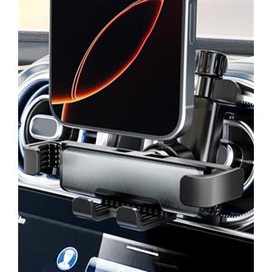 ALAFLY Porta Cellulare Auto per Mercedes Benz A/B/C/E/G-Class/GLA/GLK/EQE/Mini Cooper Accessori [Compatibile con Custodie Spesse], Funzionamento a Una Mano Blocco Automatico a Gravità