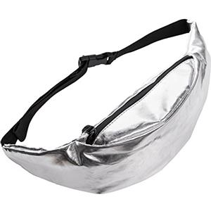 Doris Boutique FU - Marsupio in Pelle PU Marsupio Marsupio Marsupio Marsupio Marsupio (Argento)