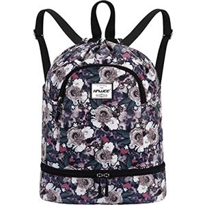 HAWEE Sportivo Zaino con Coulisse Grande Impermeabile Borsa da Palestra Sacca con Tasca Interna Unisex per Vita Quotidiana Scuola Sport All'Aperto Tempo Yoga Libero Spiaggia Nuoto