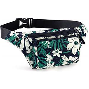 HAWEE Elegante Marsupio Sportivo Cintura Corsa Leggero Unisex Marsupio Corsa Multicolor Esecuzione Pouch con Cintura Regolabile e Jack per Cuffie per Uomo Donna Corsa Jogging Ciclismo Escursionismo