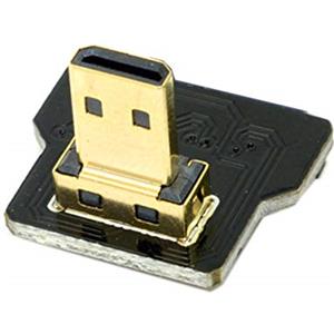 chenyang CY CYFPV Micro HDMI Tipo D maschio inclinato di 90 gradi per la fotografia aerea di elicotteri FPV HDTV