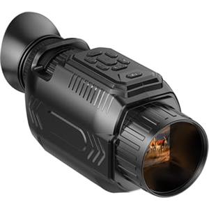 Gugxiom Cannocchiale per Visione Notturna 4K a Infrarossi Digitali con Immagini da 64 MP, Visore Notturno Monoculare Ricaricabile con Zoom 28X per Escursionismo, Campeggio, Osservazione