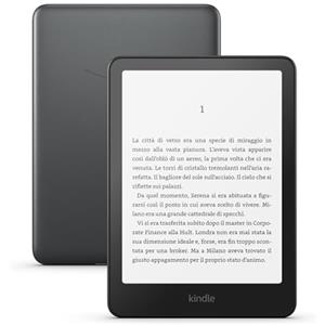 Amazon Kindle Paperwhite Signature Edition (Ultimo modello) - Il nostro Kindle più veloce con luce frontale a regolazione automatica, ricarica wireless - 32 GB - Nero metallizzato