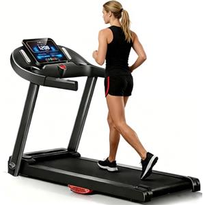 Generico Mengmiao Tapis Roulant Pieghevole 15% Inclinazione | Motore Brushless 3.0HP Ultra Silenzioso <45dB | Pedana 7 Strati + 10 Ammortizzatori | 12 Programmi Smart + 3 Modalità | Design Salvaspazio Casa