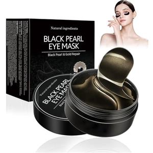 HOUSN 60 Cerotti Collagene Anti Occhiaie, Eye Gel Patches Black PearlGonfiore, Rughe e Cernes sotto gli Occhi, Con Acido Ialuronico, Trattamento Idratante e Lenitivo