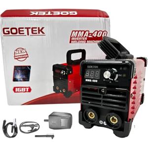 DE ROSA SHOP Saldatrice Inverter Mini MMA 400A Ultra Compatta | IGBT DC, VRD, Display LED, Saldatura a Elettrodo e Lift TIG, Portatile e Potente