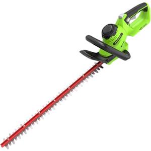 Greenworks G40HT61 Tagliasiepi a Batteria, Lama a Doppia Azione da 61cm, Taglia Rami e Steli Fino a 27mm di Spessore, 2800spm