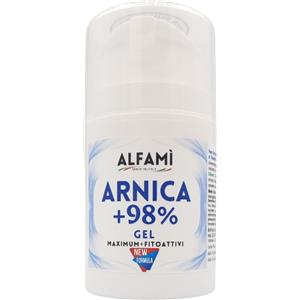 ALFAMÌ ARNICA 98% Gel 50ml - Estratto Glicolico con Olio Essenziale di Menta, Azione Decongestionante e Lenitiva