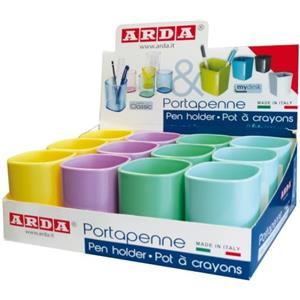 Arda Portapenne Keep Colour Pastel - Colori Assortiti - Conf. 12 Pezzi