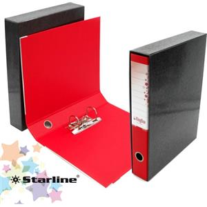 Starline Registratore Kingbox Rosso - Dorso 5 cm, Protocollo 23x33 cm, Indeforabile e Lavabile