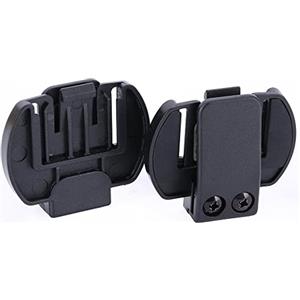 QSPORTPEAK Clip per interfono V6 e V4, porta casco moto,ricambi interfono moto,2 pezzi