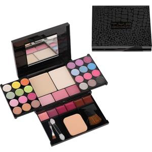 BrilliantDay Trousse Trucchi Donna, Trousse Trucchi Ragazza, 35 Colore Palette di Ombretti per Trucco, Trucchis Tutto in Uno Tavolozza Completo Valigetta con Ombretto, Gloss, Rossetti e Polveri Viso