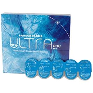 Bausch + Lomb ULTRA ONE DAY Lenti a Contatto Giornaliere Correttive, 90 Lenti, BC 8.6 mm, DIA 14.2 mm, -4.25 Diopt
