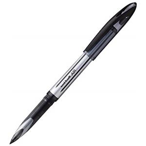 Uni-Ball Penna rollerball UB-188-L Air, inchiostro nero Uni-ball Super Ink, a prova di manomissione, pennino per penna stilografica, scatola da 12 pezzi