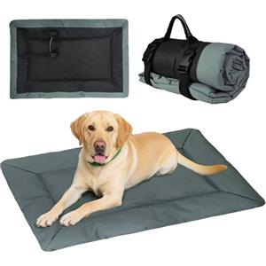 JIAMIAN Tappetino per Cani, Cuccia Impermeabile Pieghevole per Cani, Tappetino Letto Lavabile per Animali Domestici, Cuscino per Cani Taglia Grande(Grigio)