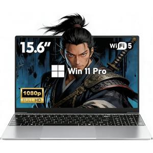 FUNYET Nuovo Computer Portatile 15.6" Win 11 Pro 16GB RAM 1TB SSD FHD 1920×1080 CPU i5-7Y54 fino a 3.2GHz Gaming Laptop Supporto WiFi 5, BT 5.0, USB 3.0, HDMI, Adatto per aziende e studenti
