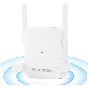Flintronic 2025 Più Recente WLAN Ripetitore WiFi Extender, Ripetitore WiFi Potente, Amplificatore Internet con Porta Ethernet, Configurazione Rapida, Spina UE