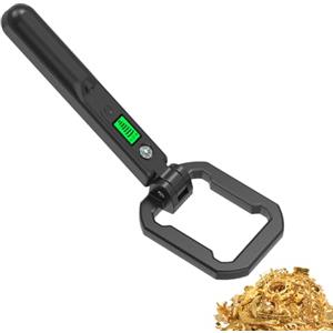 Qidures Metal Detector Impermeabile - Scanner per Oro Pieghevole | Rilevatore D'Oro Con Integrata Per Gioielli Con Allarme Sonoro E Vibrazione,Per Prospezione Tesori ed Esplorazione Mineraria