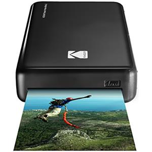 Kodak - Stampante fotografica Mini 2 HD, istantanea, senza fili e mobile con tecnologia di stampa brevettata 4Pass, compatibile con iOS e Android, nera