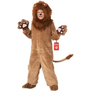 Morph Costume Leone Bambino - Vestito Carnevale Leone per Bambini, Pigiama Leone per Feste, Halloween e Compleanni., 10-12 anni