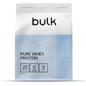 Bulk Pure Whey Protein Powder Shake, Vanilla, 5 kg, Packaging May Vary