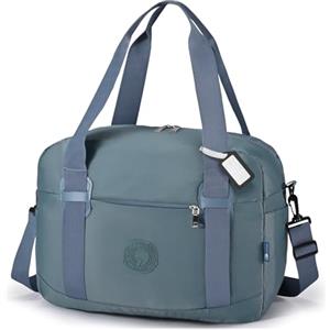 BAGZY Borsa 40x30x20 Vueling Borsone da Cabina 25L Bagaglio a Mano 40x20x30 cm Wizzair Impermeabile Borsas da Viaggio Pieghevole Nylon Borsa Aereo per Weekend Parto Ospedale Ginnastica Sportiva Blu